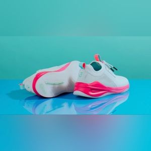 NWOT Women's 8 Limited Edition Electron Rose & Blue Sneakers